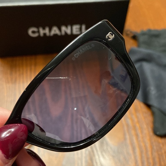 Chanel Square Sunglasses with Quilted Sides and Case Included - Picture 8 of 11